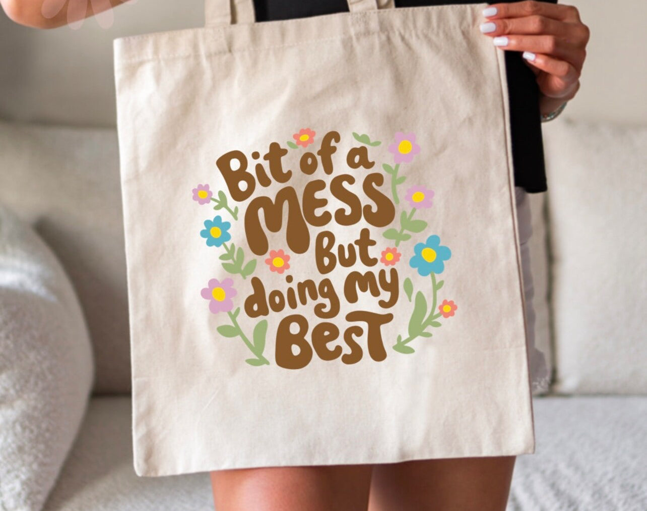 Doing My Best Tote Bag