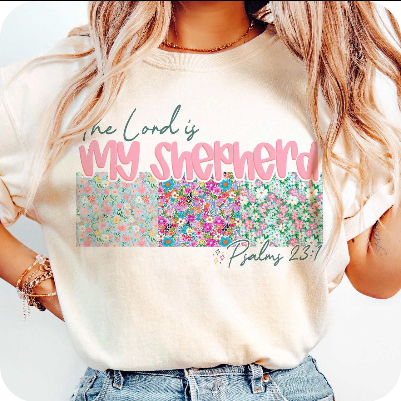 Psalms 23 Floral