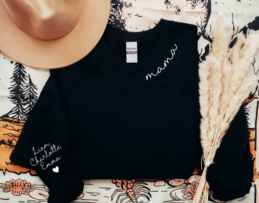 Mama Name Crewneck