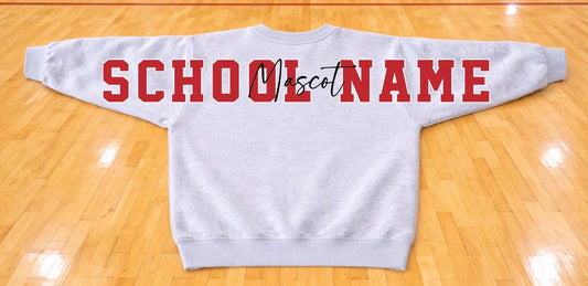 School Mascot on Back