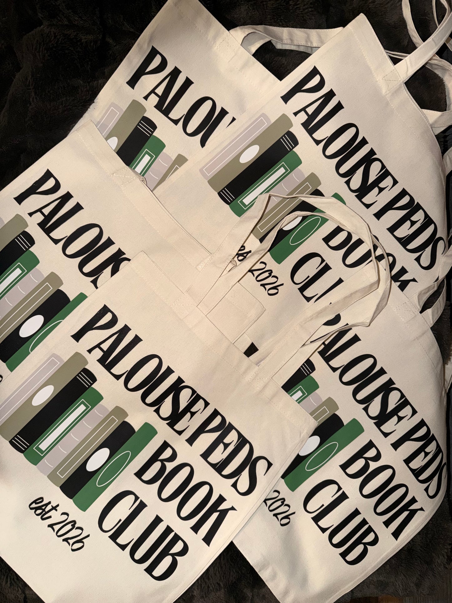 Custom Book Club Bags