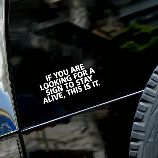 Looking For A Sign Car Decal