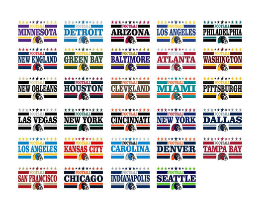 Football Team Tees #1