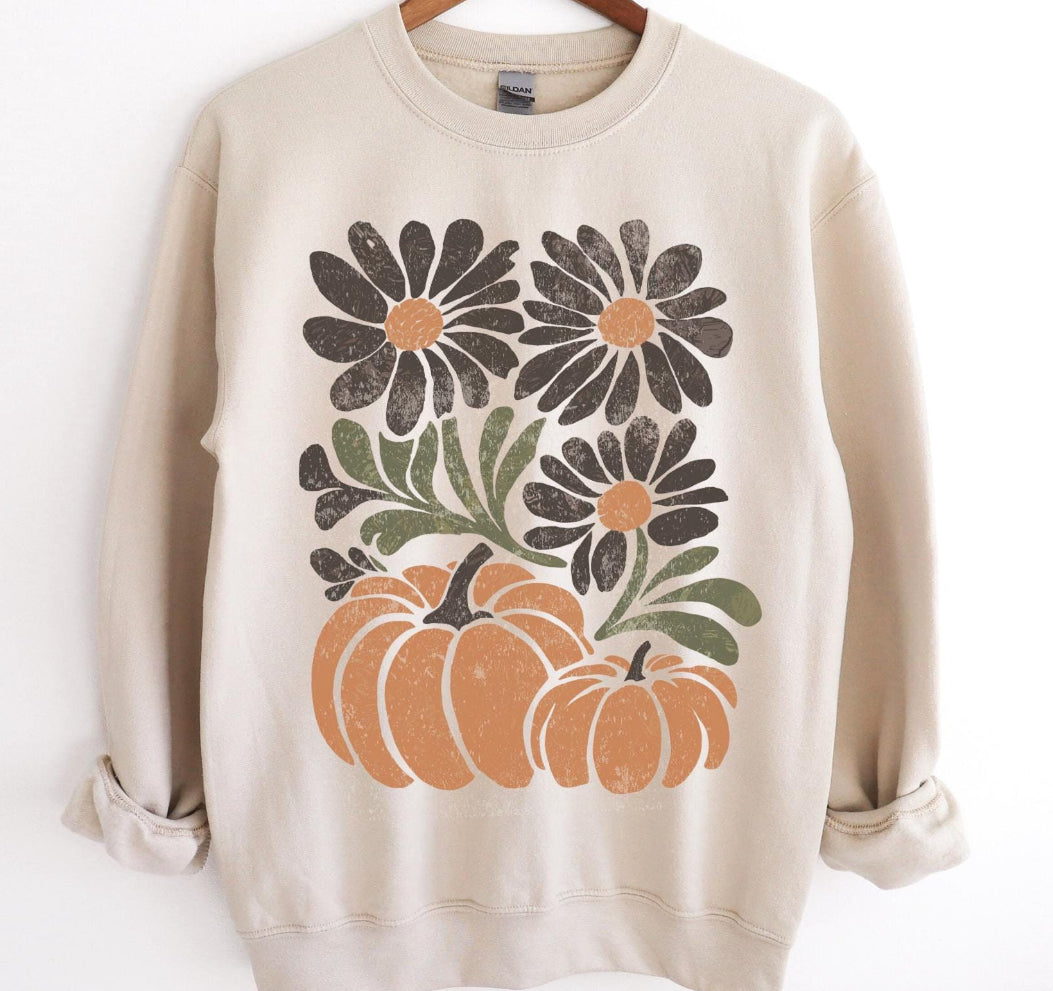 Floral Pumpkin Shirt