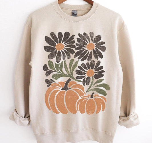 Floral Pumpkin Shirt